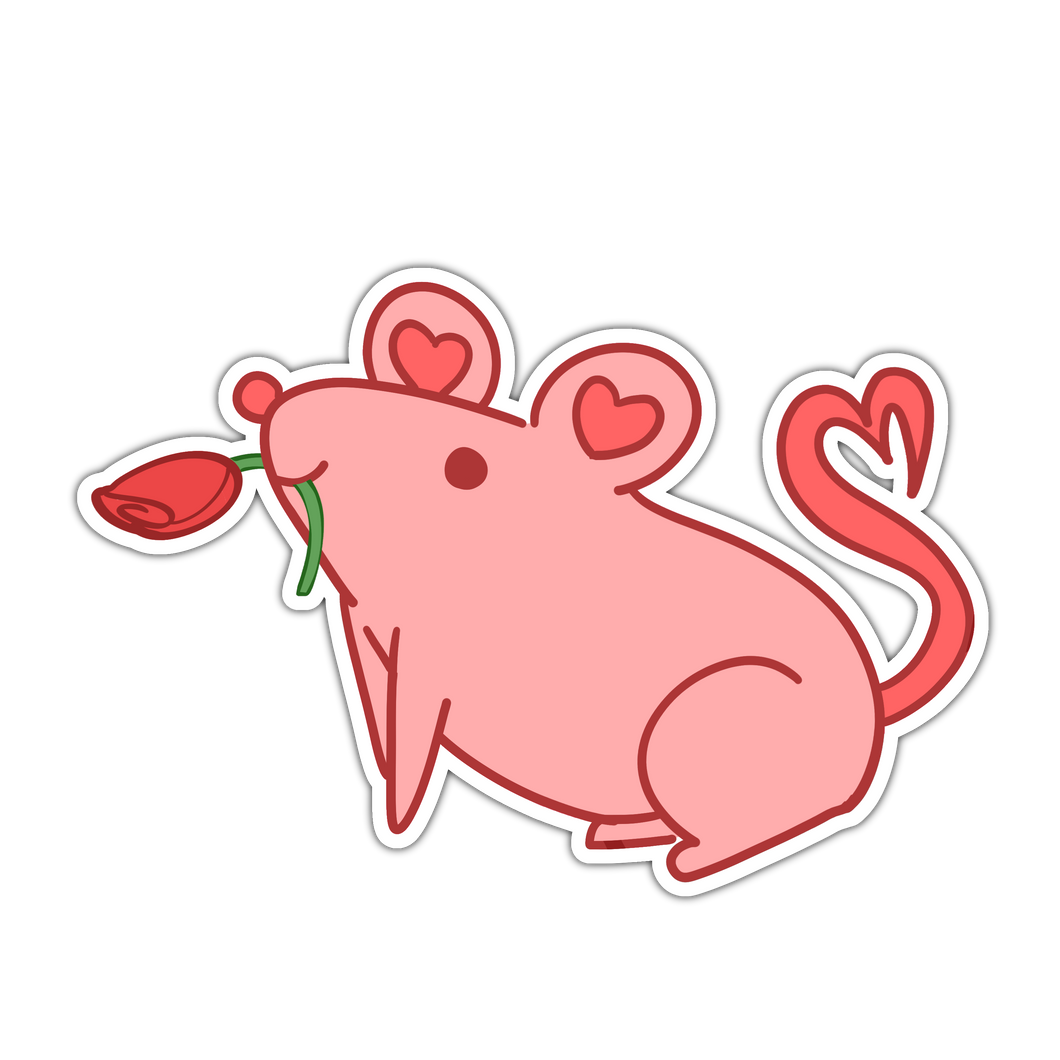 Rosie Rat Sticker