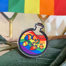 Load image into Gallery viewer, Sea Life Pride LGBT Acrylic Pins
