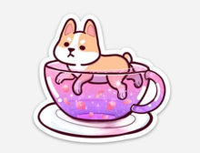 Load image into Gallery viewer, Teacup Corgi Sticker
