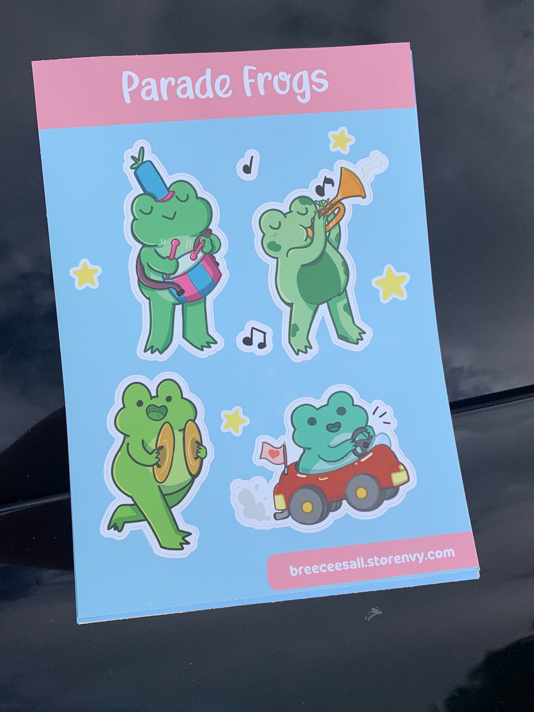 Froggie Sticker Sheet