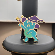 Load image into Gallery viewer, Wizard Frog Enamel Pin
